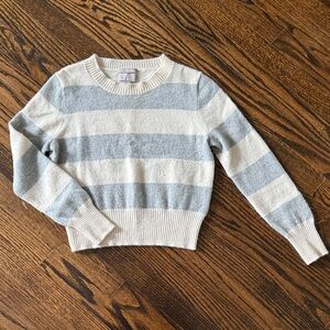 J.Crew Cashmere Cropped Striped Women's Sweater